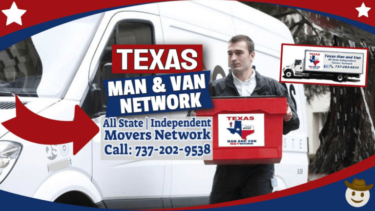 Texas Man And Van Network Major Area of Operation