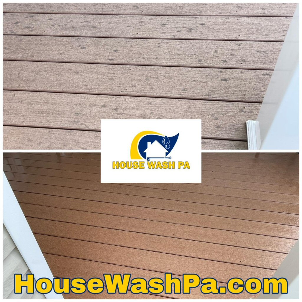 Pressure washing pool decks Habazar marketing