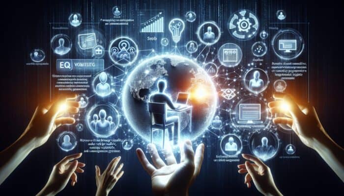 Best Strategies For Forum Link Building: Person engaging in forum discussions, embedding links to boost website SEO and visibility.