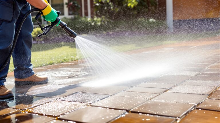 Paver Patio Cleaning
