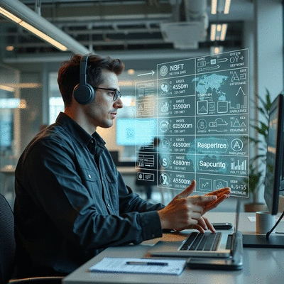 User engaging with AI keyword tools